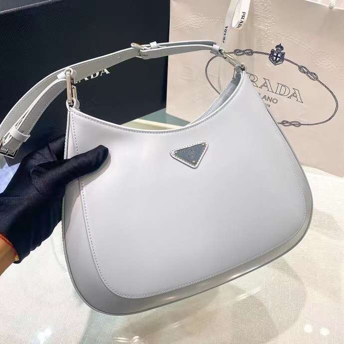 프라다 클레오 브러시 레더 숄더백 1BC156